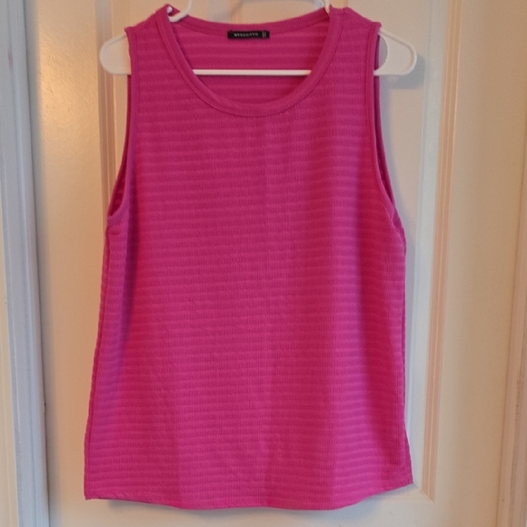 Staccato Tops - Staccato Fuchsia Tank Top